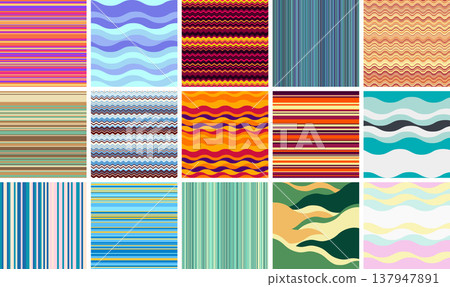 Striped colorful background delivering graphic flow, modern simplicity, decorative surface, professional usability. Striped colorful background delivering graphic flow, modern simplicity, decorative surface, professional usability. 137947891