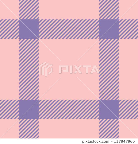 International background tartan pattern, site texture textile vector. Dining room check fabric seamless plaid in light and indigo colors. 137947960