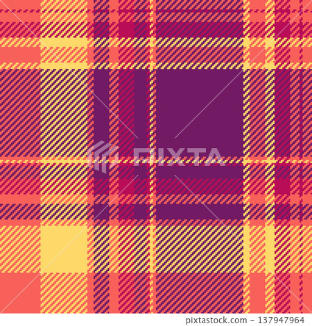 Vibrant, textured tartan pattern in warm hues. A classic design that evokes comfort, tradition, and style. Perfect for backgrounds, textiles, and digital artwork. Vibrant, textured tartan pattern in warm hues. A classic design that evokes comfort, tradition, and style. Perfect for backgrounds, textiles, and digital artwork. 137947964