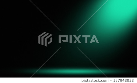 Teal Spotlight Glow Teal Spotlight Glow 137948038