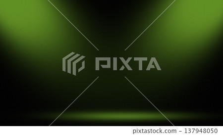 Green Spotlight Scene 137948050