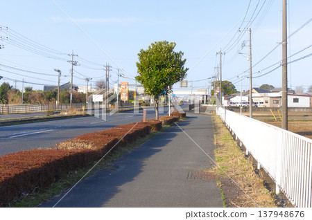 Scenery along National Route 6 in Toride City, Ibaraki Prefecture, March 2026 137948676