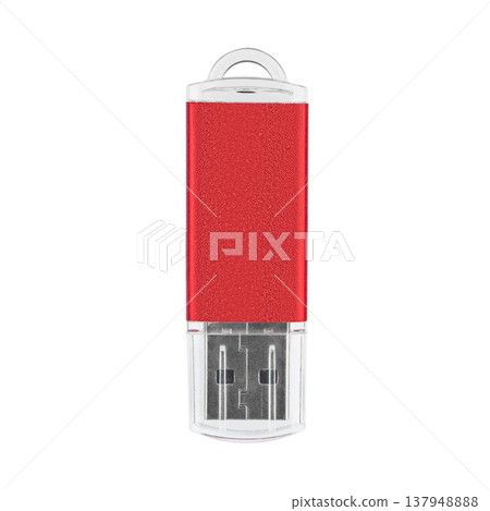 USB flash drive, flash memory, on a white background USB flash drive, flash memory, on a white background 137948888