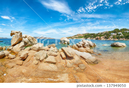Remarkable view of beach on Porto Rafael resort. Remarkable view of beach on Porto Rafael resort. 137949050