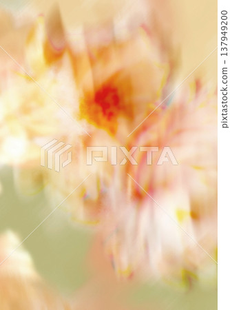 Blurred flower card. Floral composition for interior design, print, fabric or background. Blurred flower card. Floral composition for interior design, print, fabric or background. 137949200