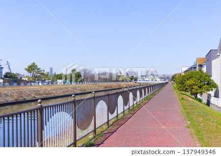 2026年3月，千葉縣市川市真馬川沿岸景色 137949346