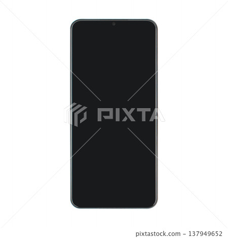 phone screen, front view, isolated on white background 137949652