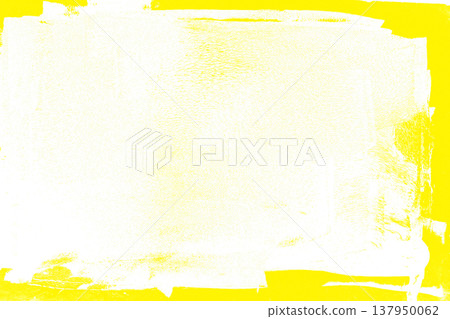 Abstract yellow paint texture with inverted high contrast effect on white background. Abstract yellow paint texture with inverted high contrast effect on white background. 137950062