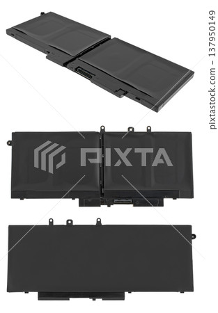 laptop battery, laptop spare part, isolated on white background laptop battery, laptop spare part, isolated on white background 137950149