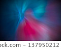Blue and red aurora in the sky directly above 137950212