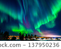 Flowing Aurora 137950236
