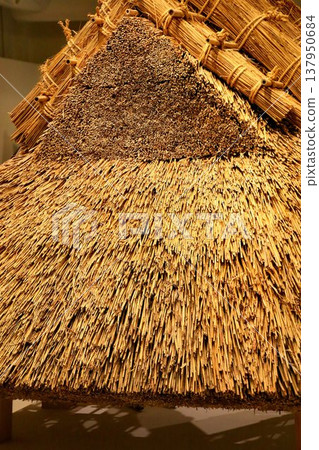 日本用於保護其獨特木結構的傳統技術之一，被稱為“傳統建築工藝”，是…【茅草屋頂】 137950684