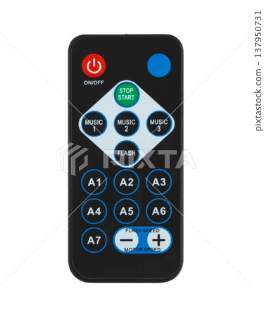 Remote control for consumer electronics, on white background Remote control for consumer electronics, on white background 137950731