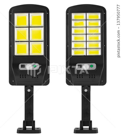 LED wall-mounted lantern, on white background in insulation LED wall-mounted lantern, on white background in insulation 137950777