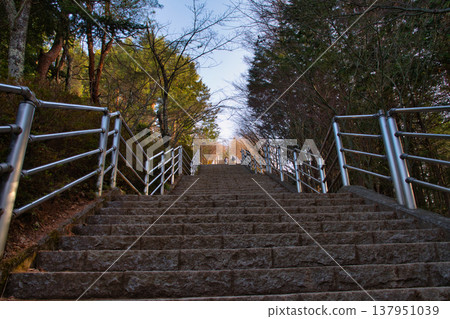 Long stone staircase Long stone staircase 137951039