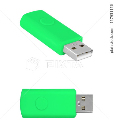 USB flash drive, external drive, on a white background USB flash drive, external drive, on a white background 137951156