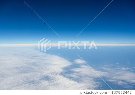 The Earth's atmosphere as seen from above: The blue Earth The Earth's atmosphere as seen from above: The blue Earth 137952442
