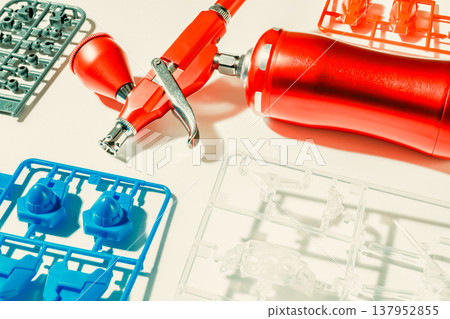 用於塑膠模型製作的噴筆和零件 - Hobby Image 137952855