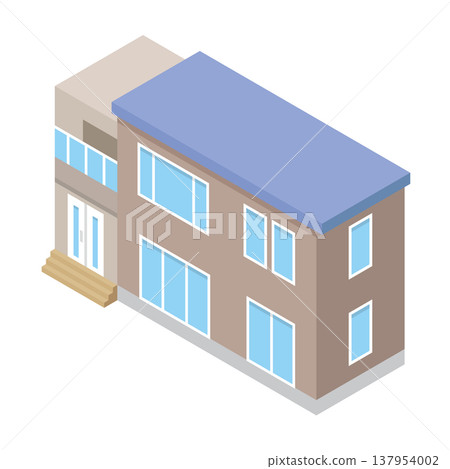 獨立式住宅的插圖 獨立式住宅的插圖 137954002