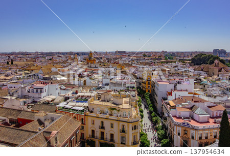 Spain, Granada, street corner, exterior of a church 137954634