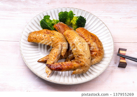 鹹麥芽烤箱烤雞翅 鹹麥芽烤箱烤雞翅 137955269