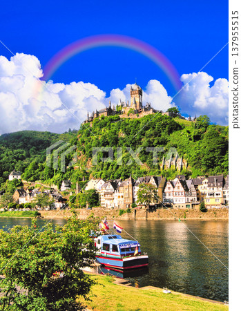 The spectacular view of Cochem Castle in the Moselle region The spectacular view of Cochem Castle in the Moselle region 137955515