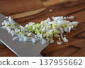 Finely chopped white onion 137955662