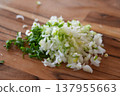 Finely chopped white onion 137955663