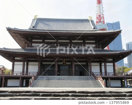 東京港區!增上寺正殿。 東京港區!增上寺正殿。 137955869