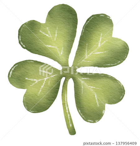 Saint Patricks day green icon set lucky 137956409