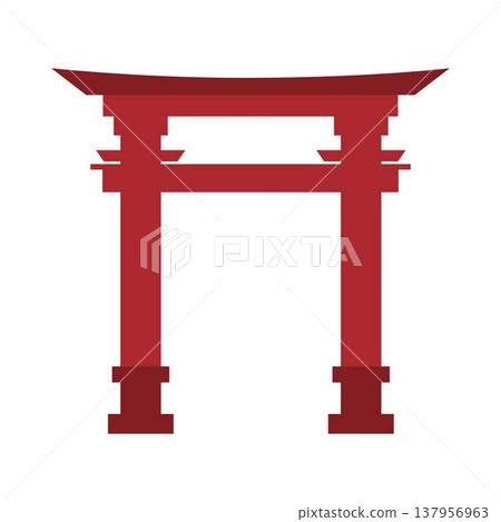 red torii gate japan 137956963