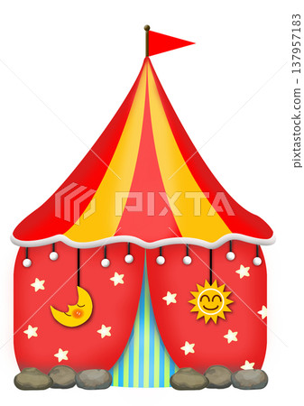 馬戲團帳篷 去背 137957183