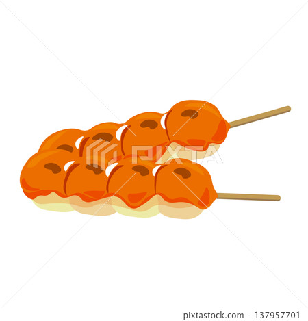 mitarashi dango 的矢量圖 mitarashi dango 的矢量圖 137957701