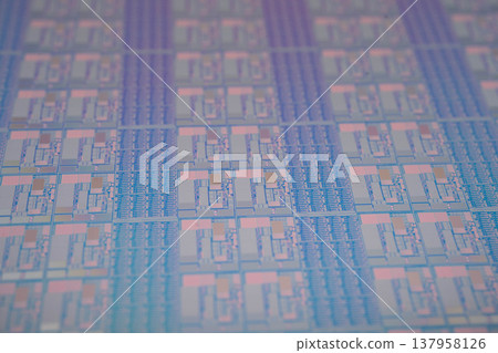 Silicon wafer for manufacturing semiconductor of integrated circuit. Silicon wafer for manufacturing semiconductor of integrated circuit. 137958126