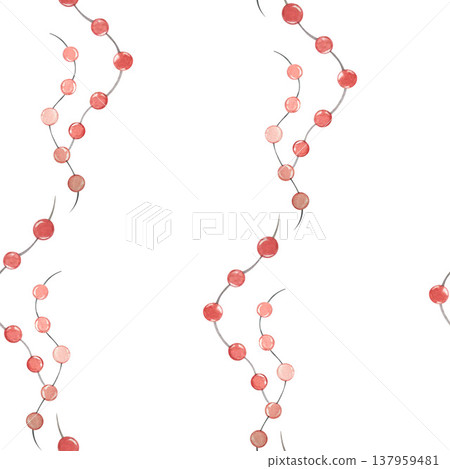 bead seamless pattern watercolor bead seamless pattern watercolor 137959481