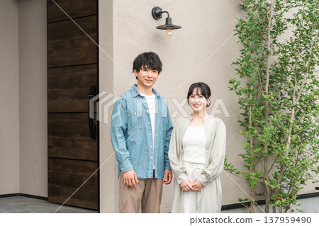 A couple / family who built a new home (mortgage) A couple / family who built a new home (mortgage) 137959490