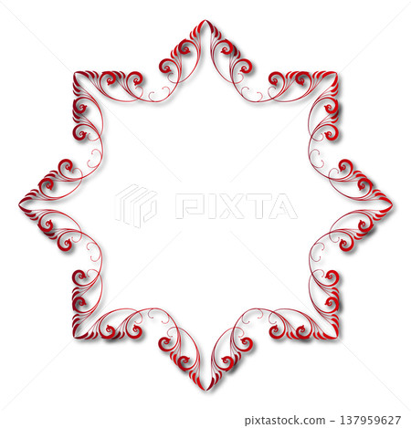 Vintage Ornamental Frame Elegant Border on a white background, JPG, 300 dpi Vintage Ornamental Frame Elegant Border on a white background, JPG, 300 dpi 137959627