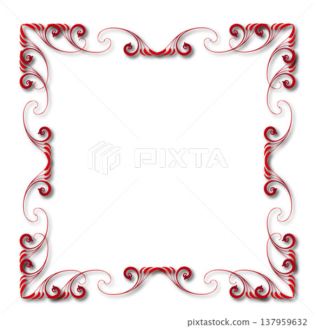 Vintage Ornamental Frame Elegant Border on a white background, JPG, 300 dpi Vintage Ornamental Frame Elegant Border on a white background, JPG, 300 dpi 137959632