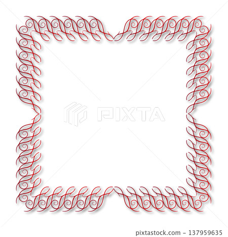 Vintage Ornamental Frame Elegant Border on a white background, JPG, 300 dpi Vintage Ornamental Frame Elegant Border on a white background, JPG, 300 dpi 137959635