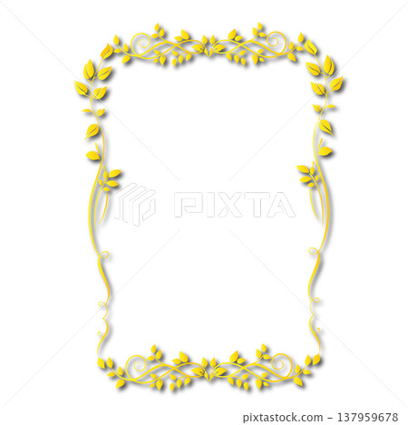 Vintage Ornamental Frame Elegant Border on a white background, JPG, 300 dpi Vintage Ornamental Frame Elegant Border on a white background, JPG, 300 dpi 137959678