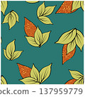 Greeting Card Green Background Vector File 137959779