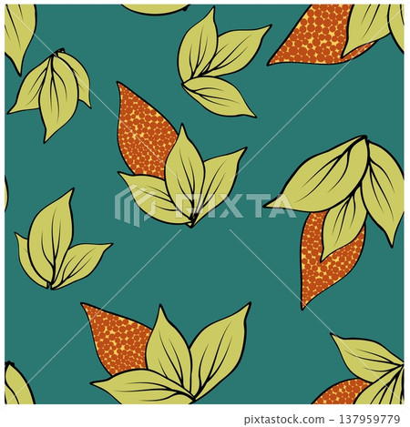Greeting Card Green Background Vector File 137959779