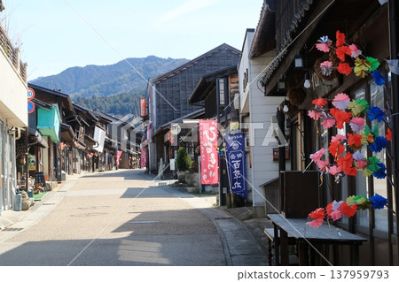 岩村城鎮的城市景觀 岩村城鎮的城市景觀 137959793