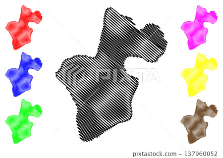 Svinoy island (Kingdom of Denmark, Faroe Islands) map vector illustration, scribble sketch Svinoy map Svinoy island (Kingdom of Denmark, Faroe Islands) map vector illustration, scribble sketch Svinoy map 137960052