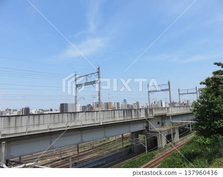 東京高架新幹線軌道 東京高架新幹線軌道 137960436