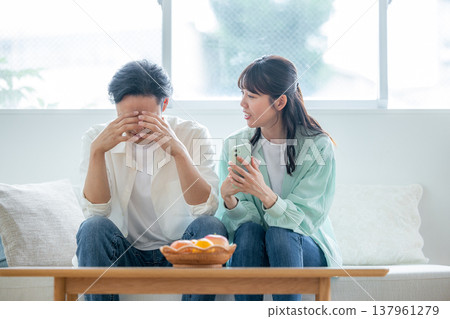 A couple fighting A couple fighting 137961279