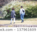 A couple taking a walk 137961609