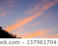 Sunset sky 137961704