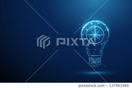 3d blue light bulb with compass inside Strategic thinking, idea direction, decision making guidance, business strategy planning, goal orientation, innovation roadmap concept 3d blue light bulb with compass inside Strategic thinking, idea direction, decision making guidance, business strategy planning, goal orientation, innovation roadmap concept 137961866