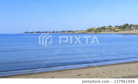 Winter in Mitohama, Miura City, Miura Peninsula Winter in Mitohama, Miura City, Miura Peninsula 137961898